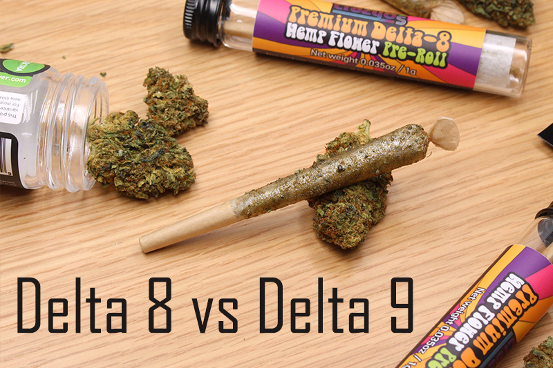 Chemical Differences: Delta 8 vs. Delta 9 THC